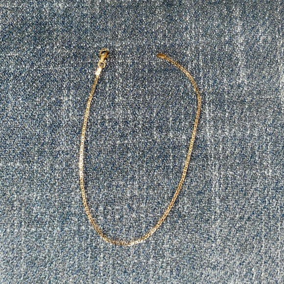 14k gold anklet - Picture 2 of 3